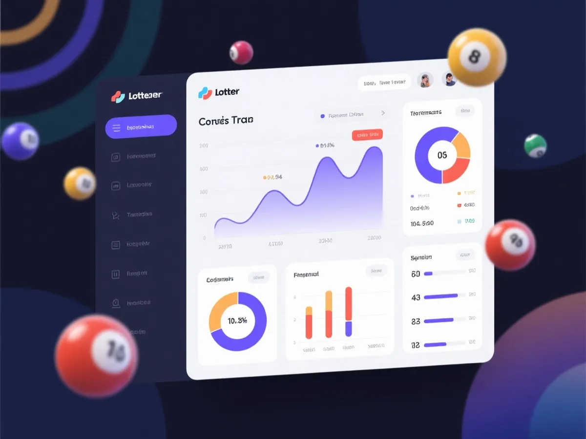 台灣大樂透走勢圖與歷史開獎分析示意